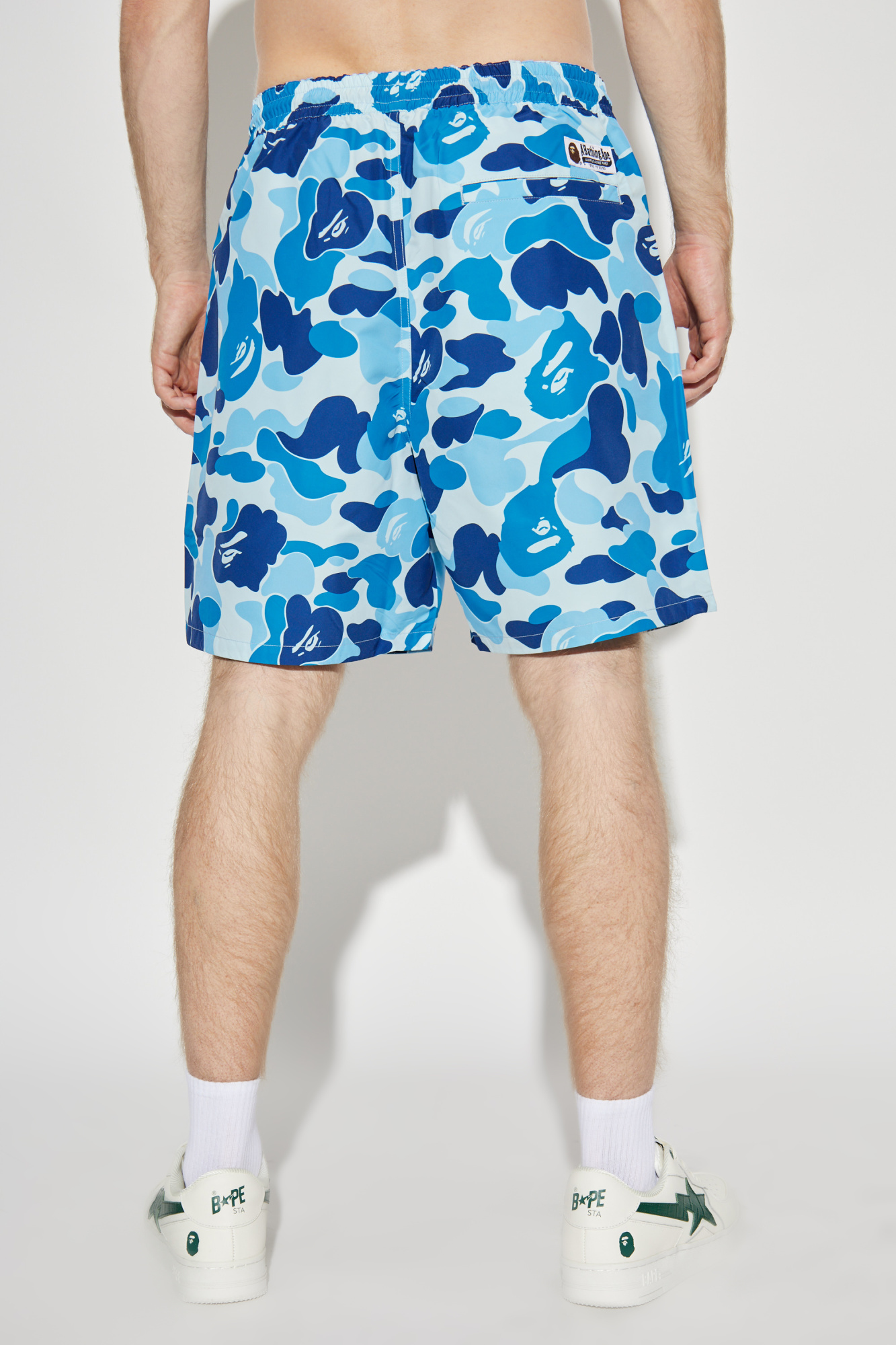 Blue Printed shorts A BATHING APE® - Vitkac AS